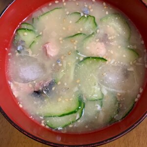 宮崎風☆夏の冷や汁☆さば缶を使って混ぜるだけ